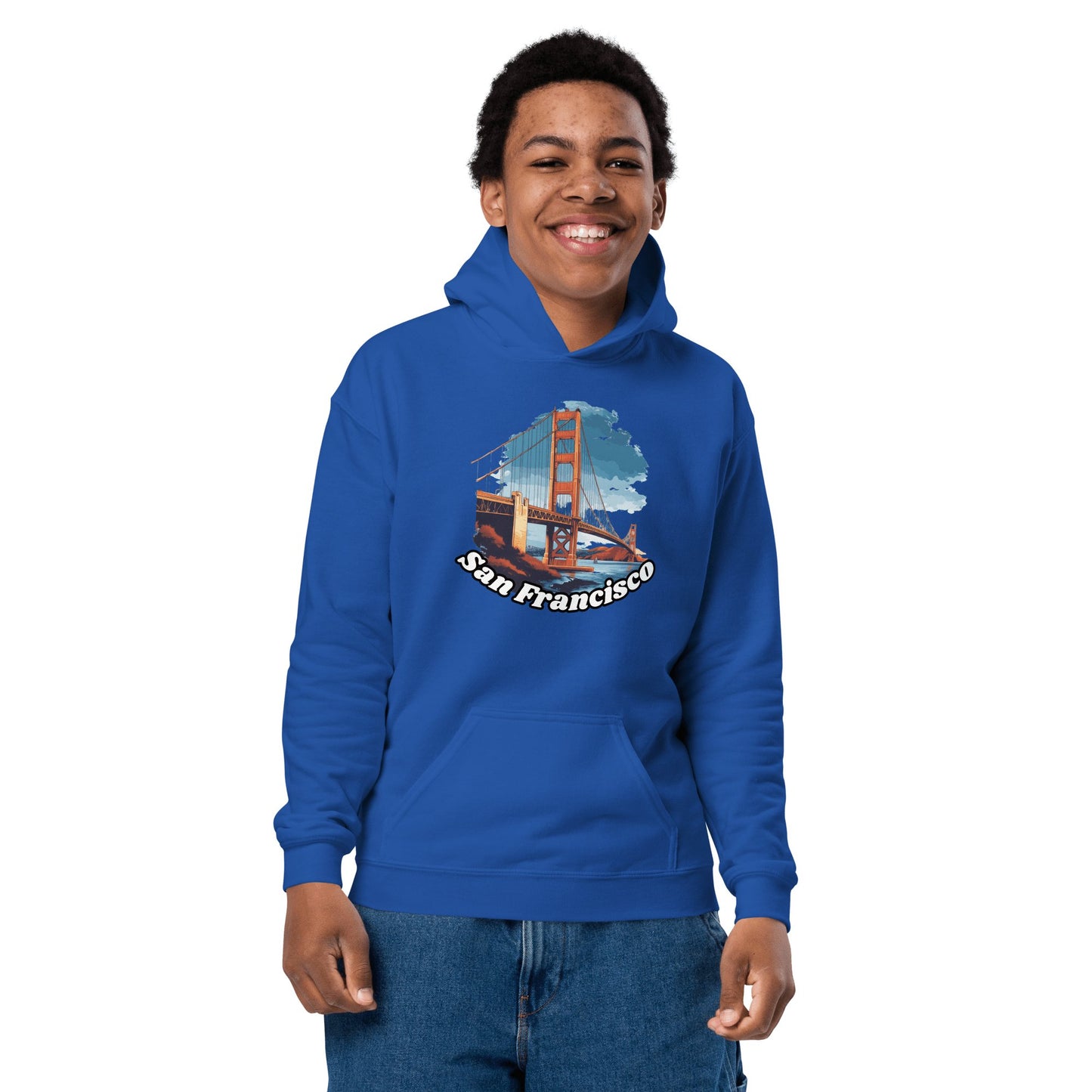 Heavy Blend Hoodie für Jugendliche "San Francisco" - Artexio