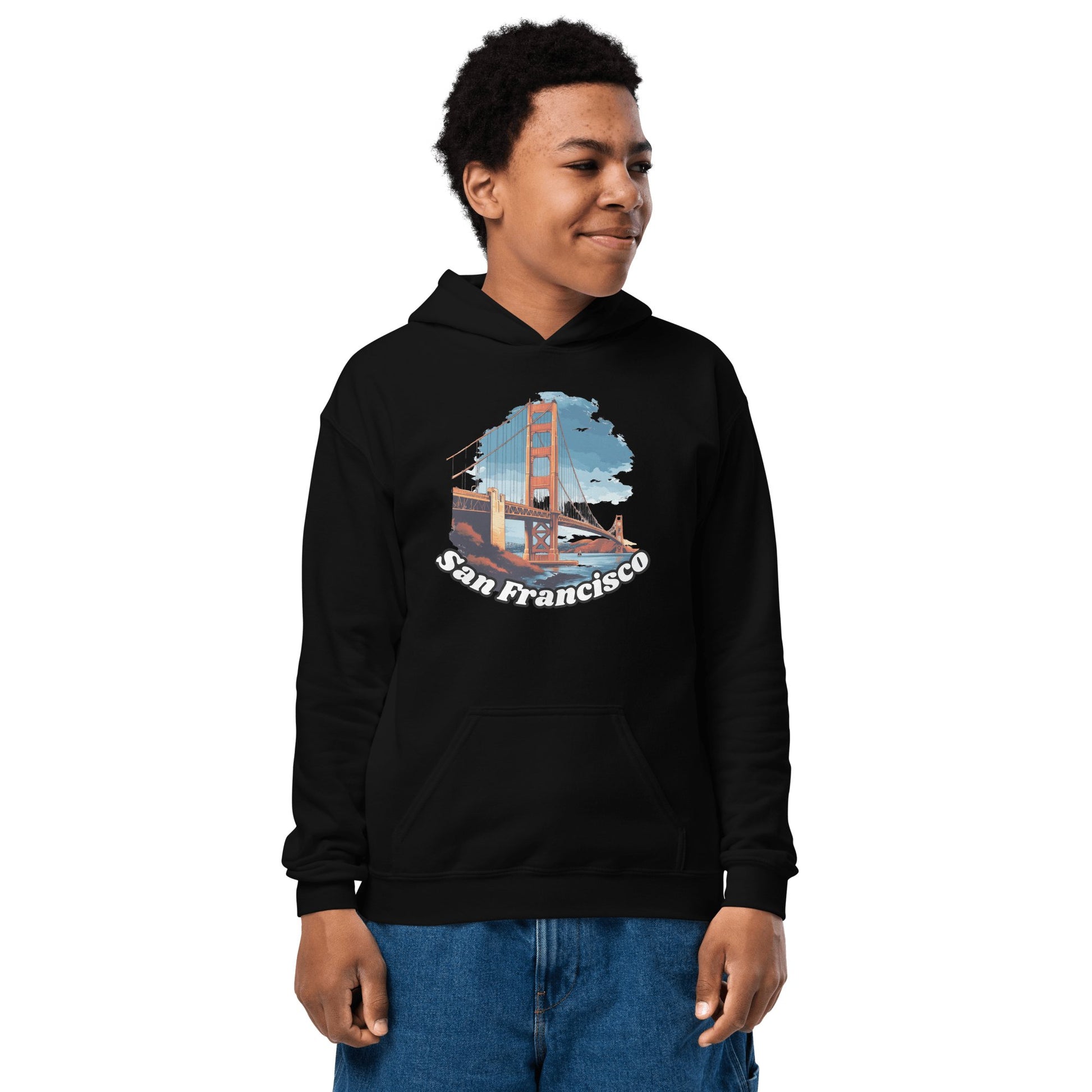 Heavy Blend Hoodie für Jugendliche "San Francisco" - Artexio