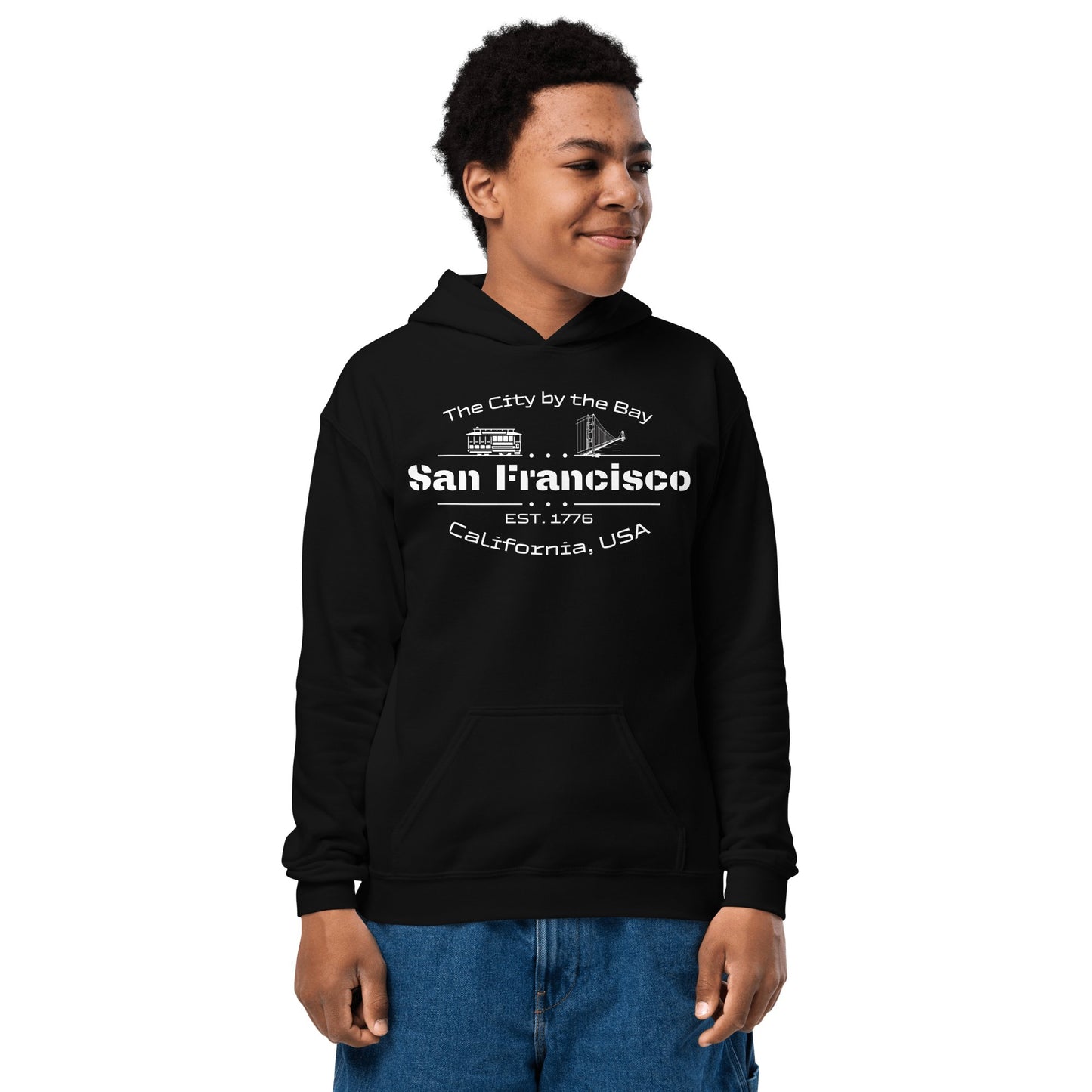 Heavy Blend Hoodie für Jugendliche "San Francisco" - Artexio