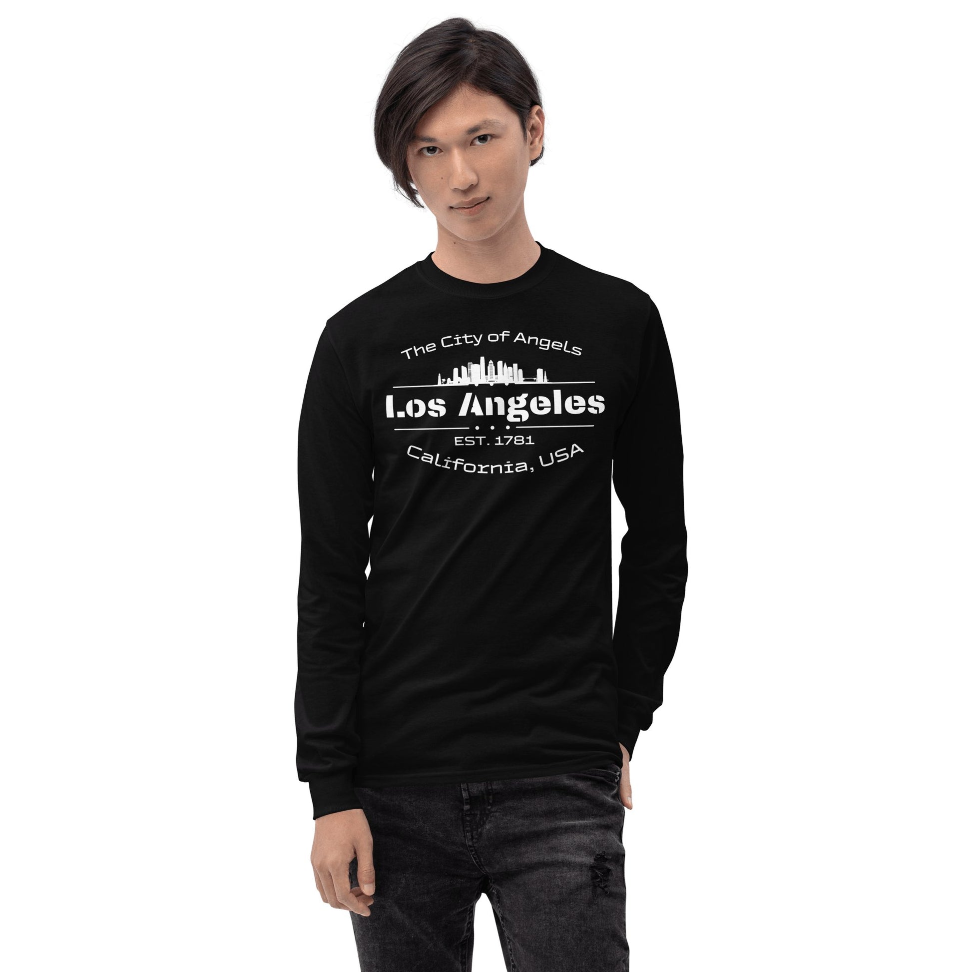 Herren Langarmshirt "Los Angeles" - Artexio