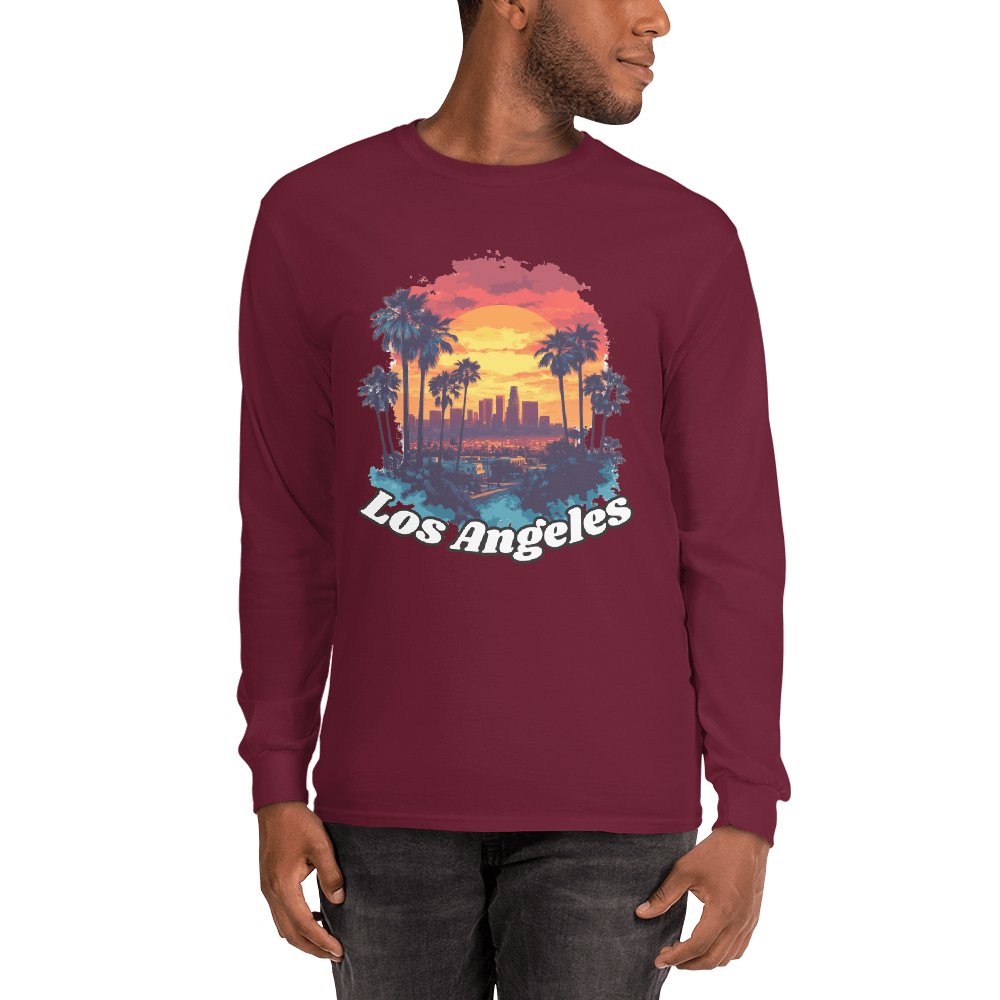 Herren Langarmshirt "Los Angeles" - Artexio