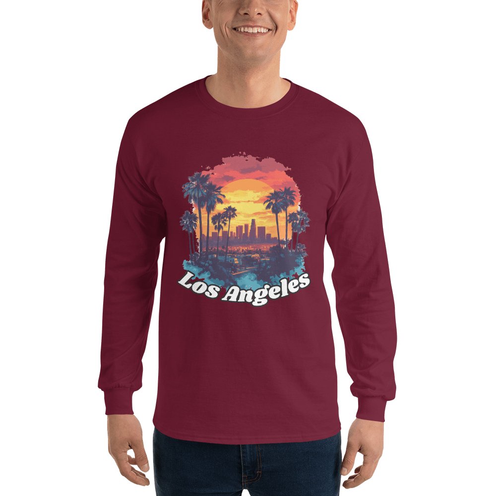 Herren Langarmshirt "Los Angeles" - Artexio