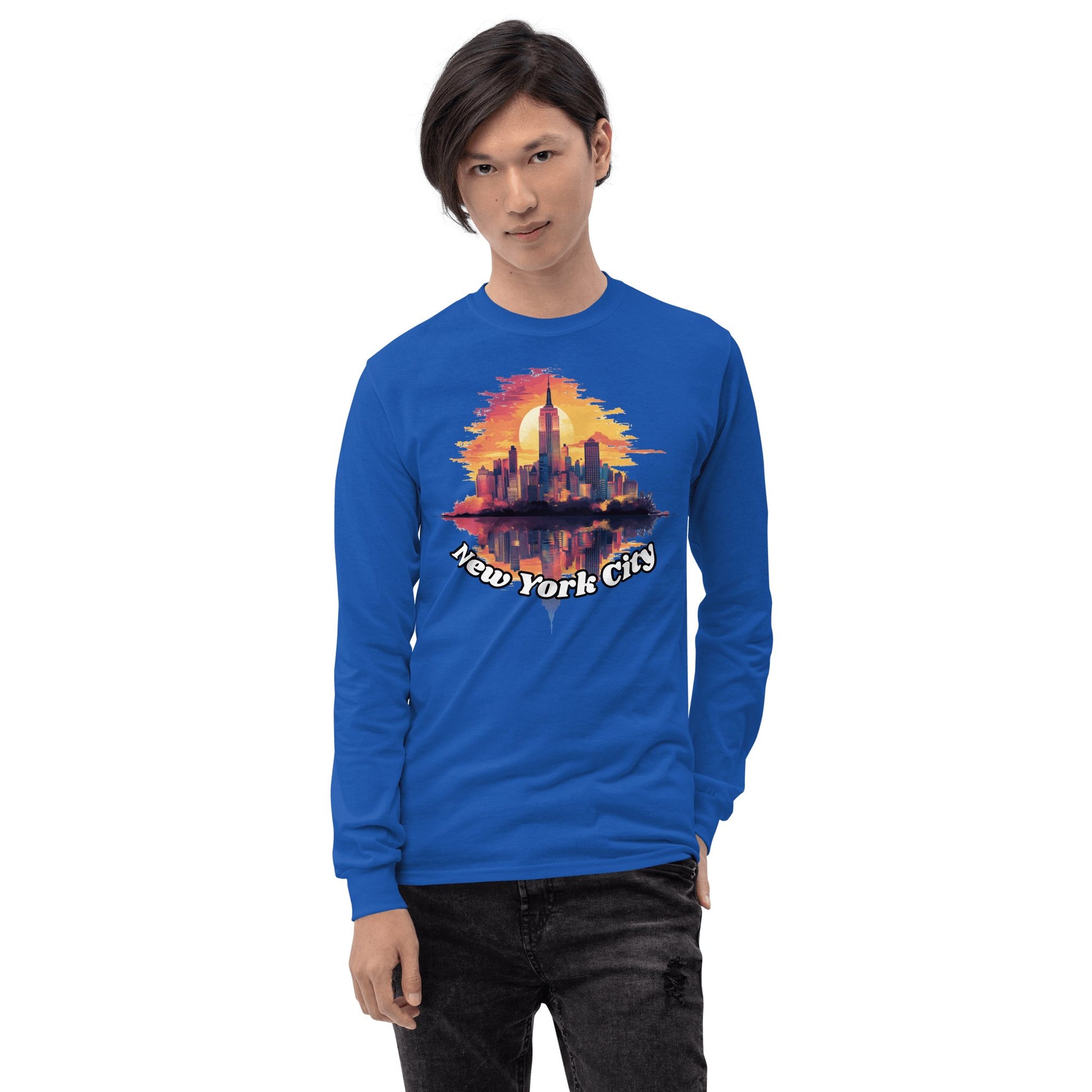 Herren Langarmshirt "New York City" - Artexio