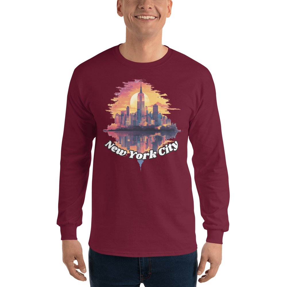 Herren Langarmshirt "New York City" - Artexio