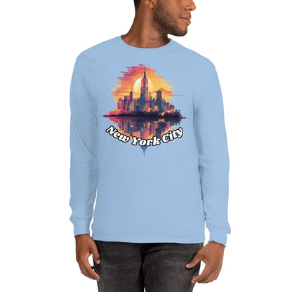 Herren Langarmshirt "New York City" - Artexio