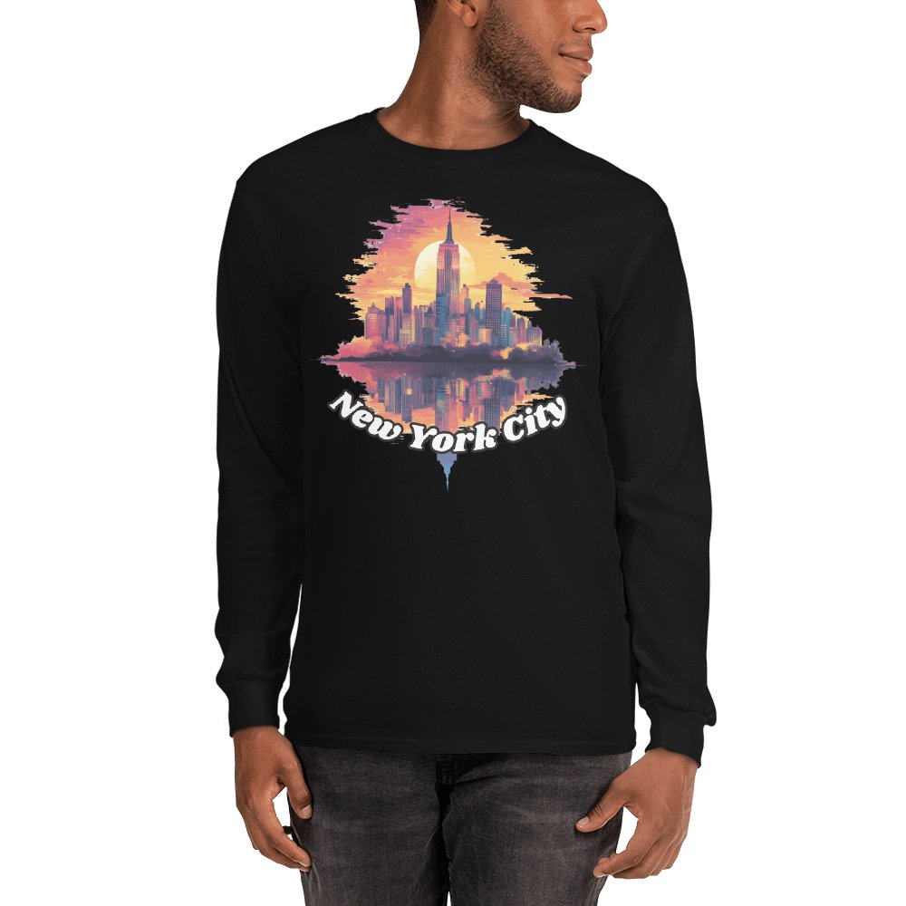 Herren Langarmshirt "New York City" - Artexio