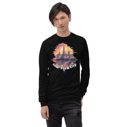 Herren Langarmshirt "New York City" - Artexio