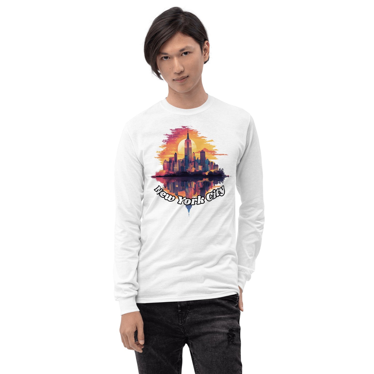 Herren Langarmshirt "New York City" - Artexio