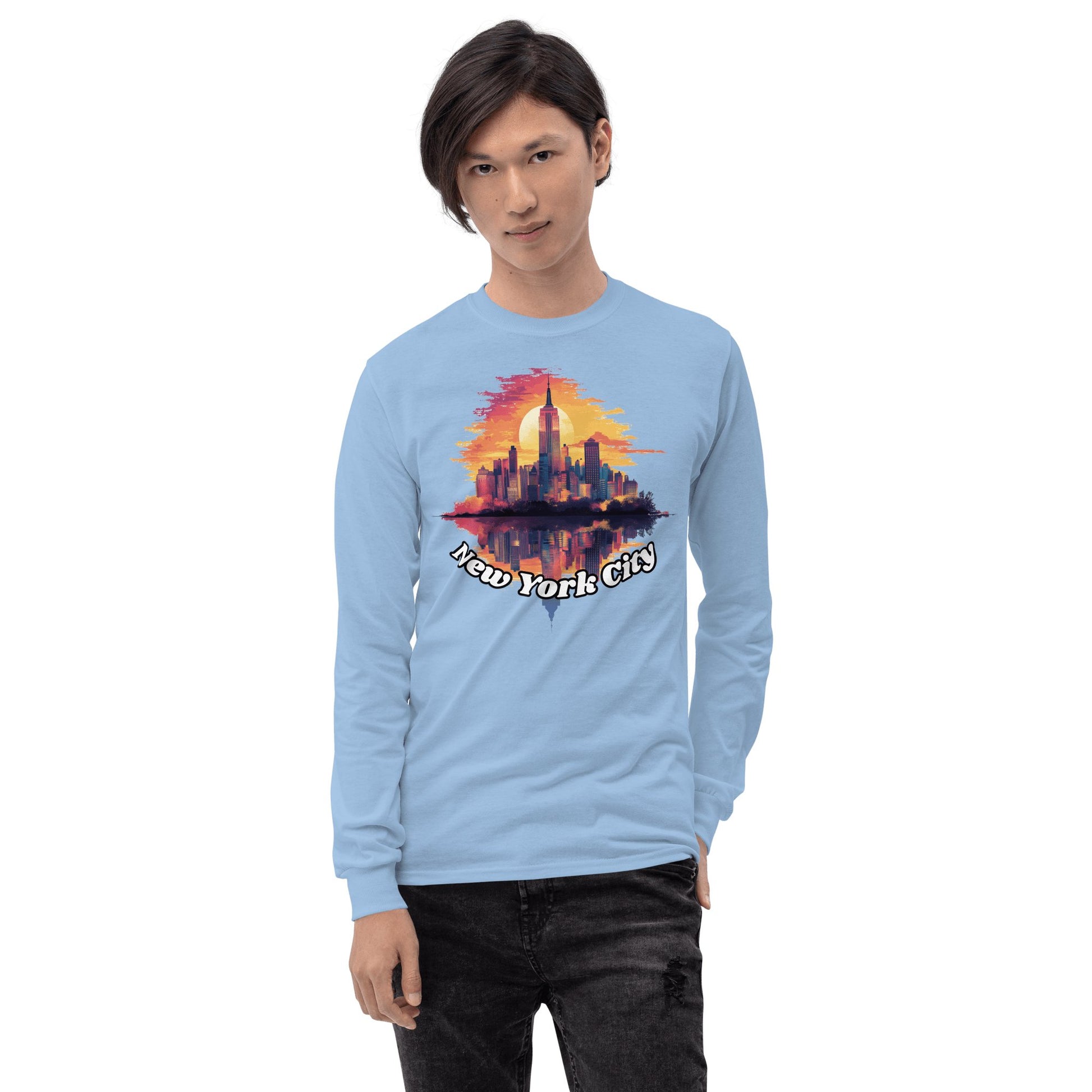 Herren Langarmshirt "New York City" - Artexio