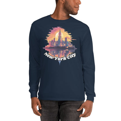 Herren Langarmshirt "New York City" - Artexio