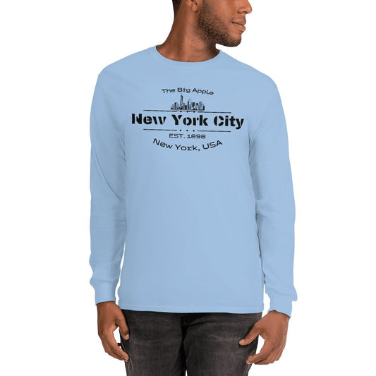 Herren Langarmshirt "New York City" - Artexio