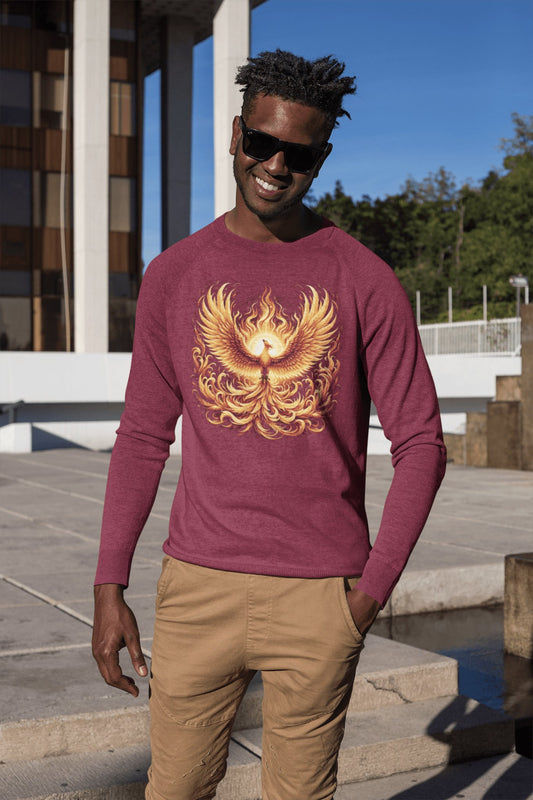 Herren Langarmshirt "Phoenix" - Artexio