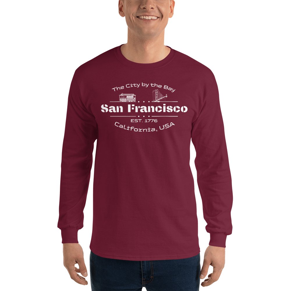 Herren Langarmshirt "San Francisco" - Artexio