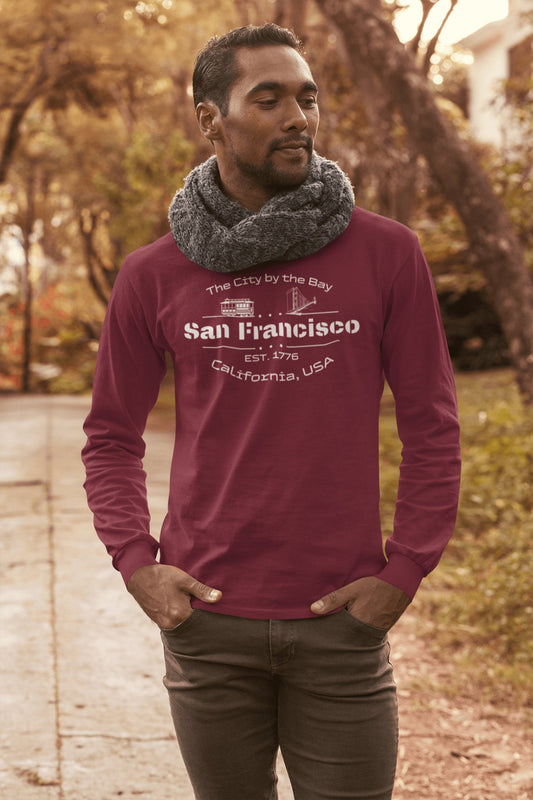 Herren Langarmshirt "San Francisco" - Artexio