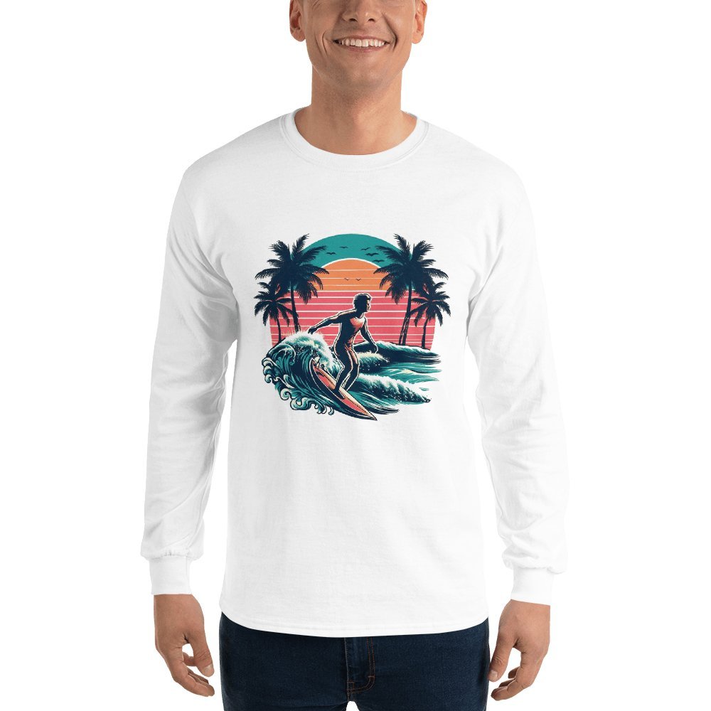 Herren Langarmshirt "Surfing" - Artexio