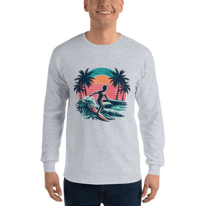 Herren Langarmshirt "Surfing" - Artexio