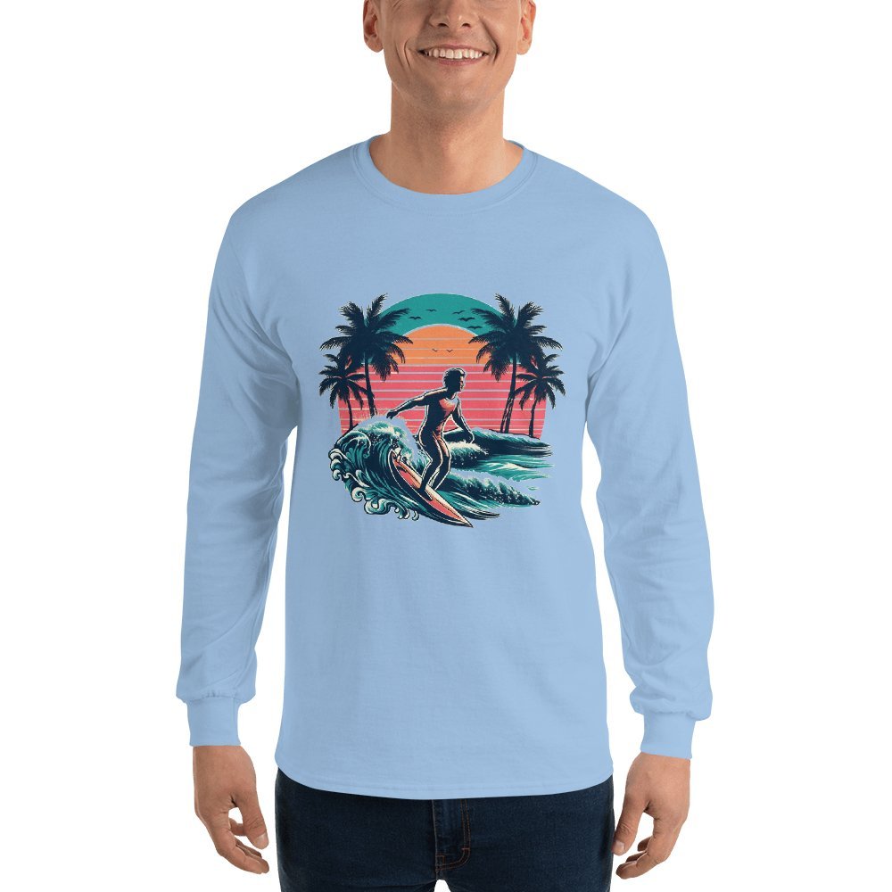 Herren Langarmshirt "Surfing" - Artexio