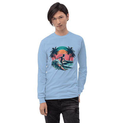 Herren Langarmshirt "Surfing" - Artexio