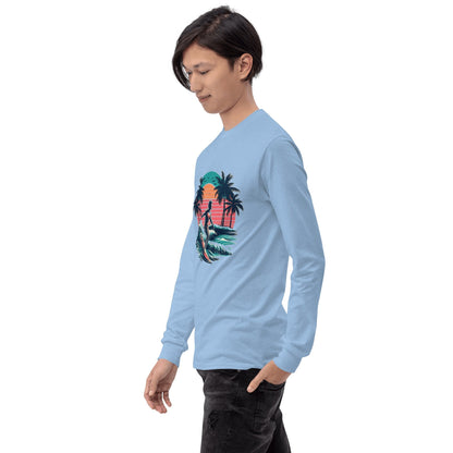 Herren Langarmshirt "Surfing" - Artexio