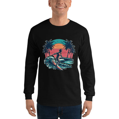 Herren Langarmshirt "Surfing" - Artexio