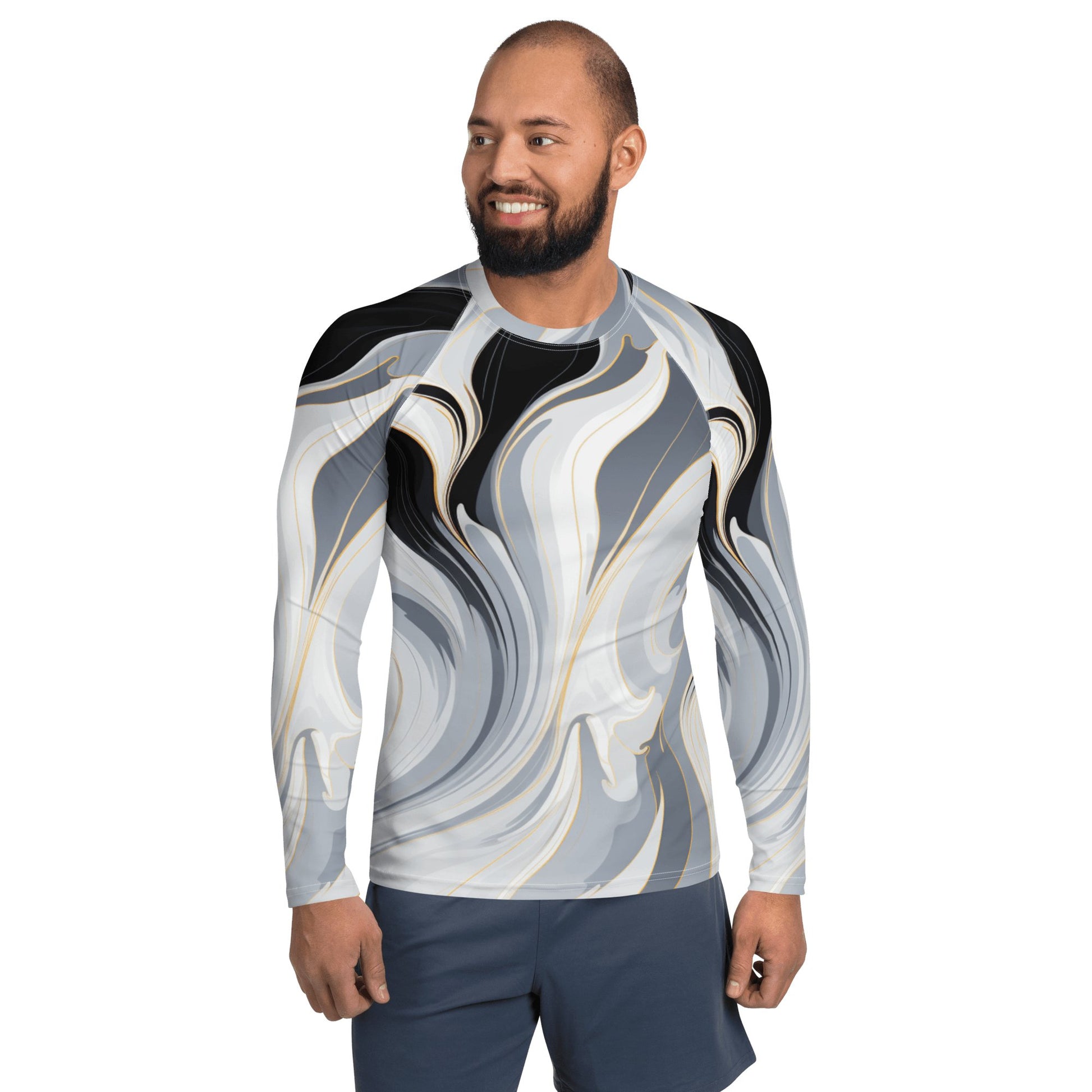 Herren Rash Guard "Ethereal Flow" - Artexio