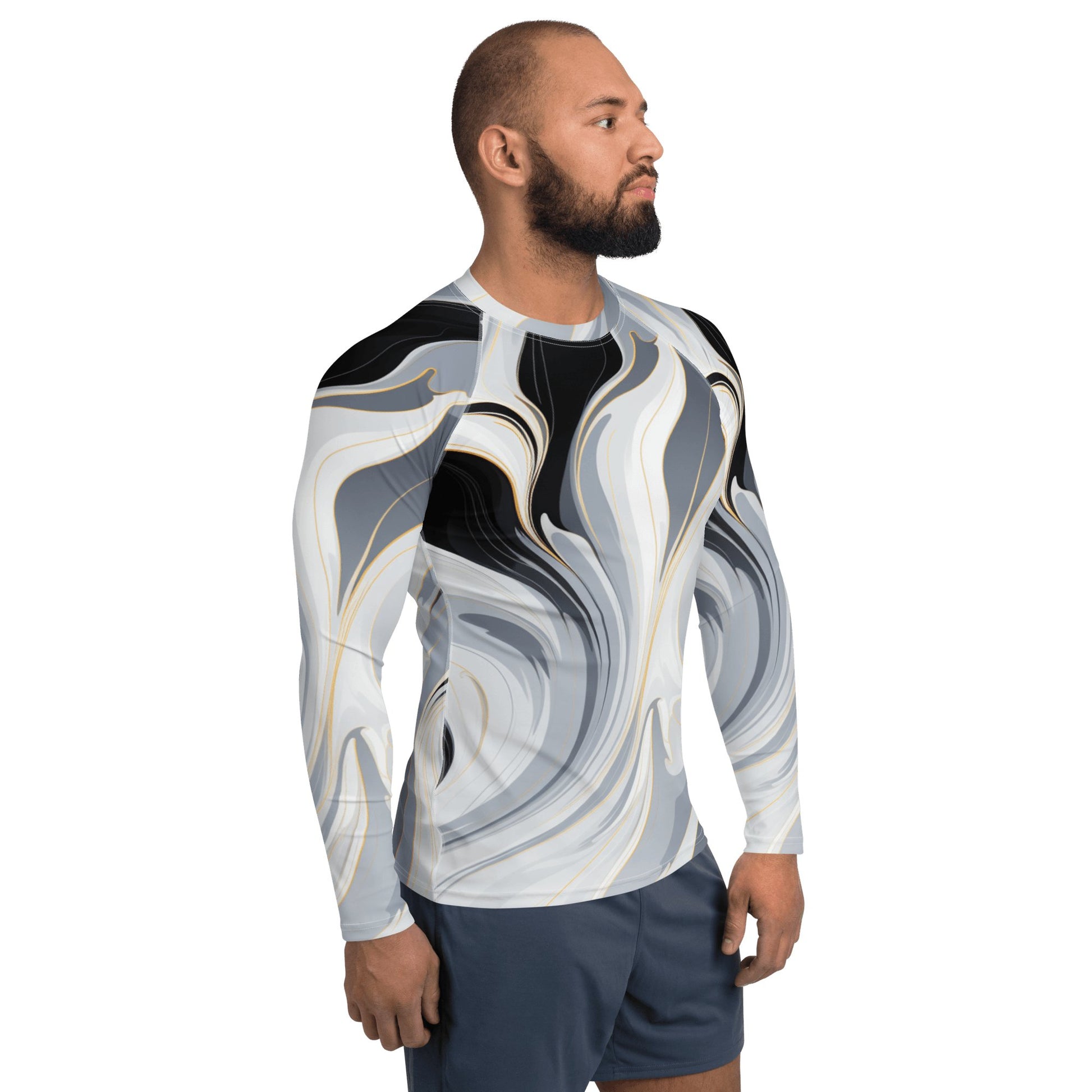 Herren Rash Guard "Ethereal Flow" - Artexio