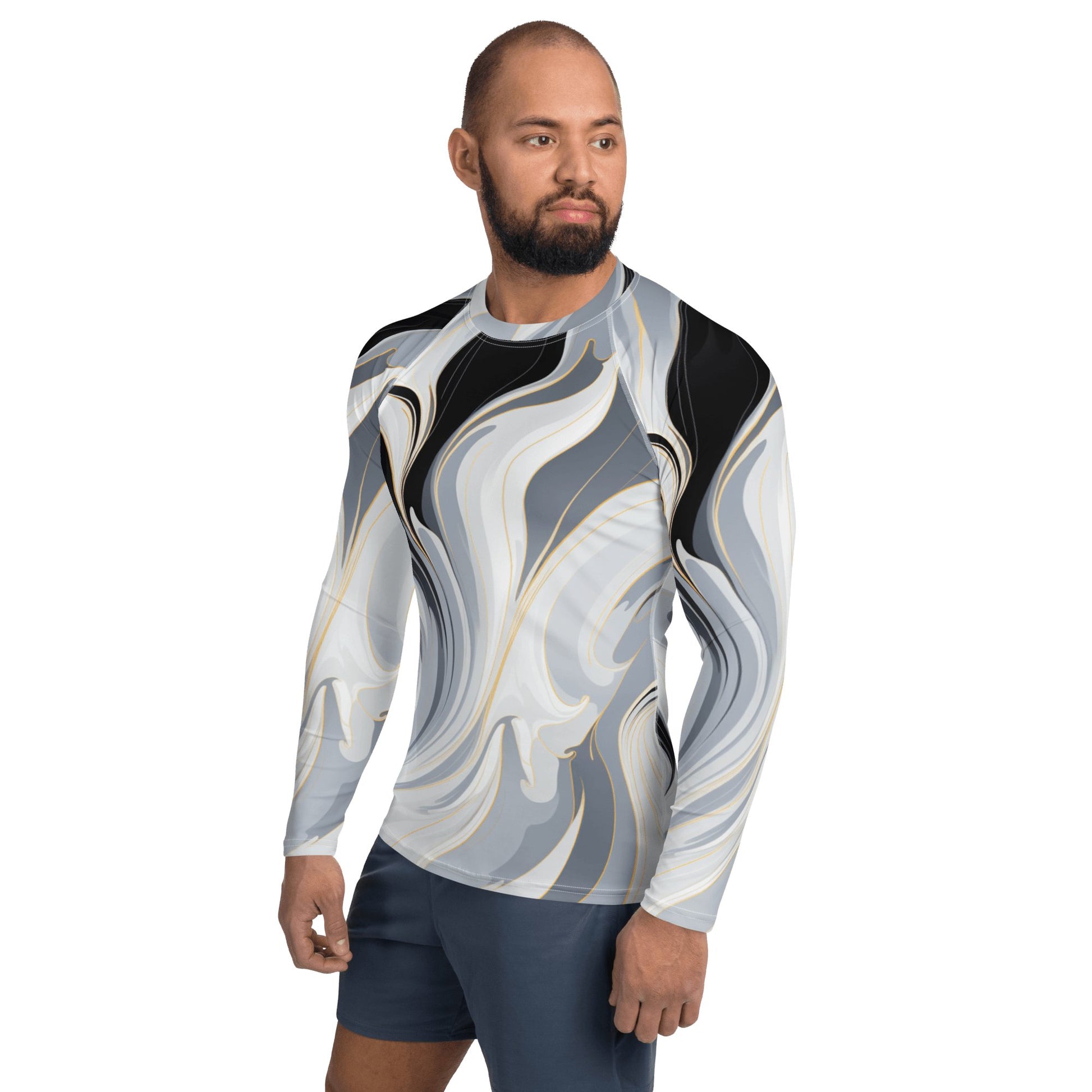 Herren Rash Guard "Ethereal Flow" - Artexio