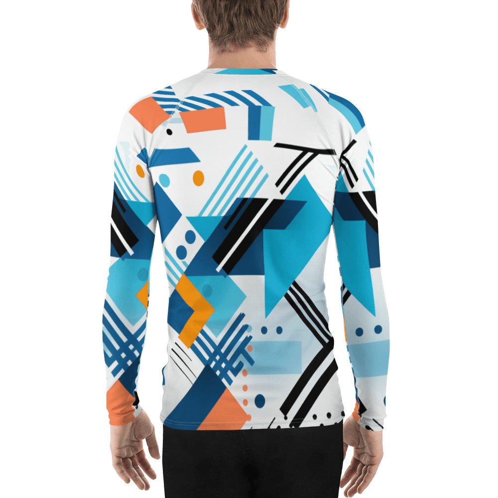 Herren Rash Guard "Geometric Harmony" - Artexio