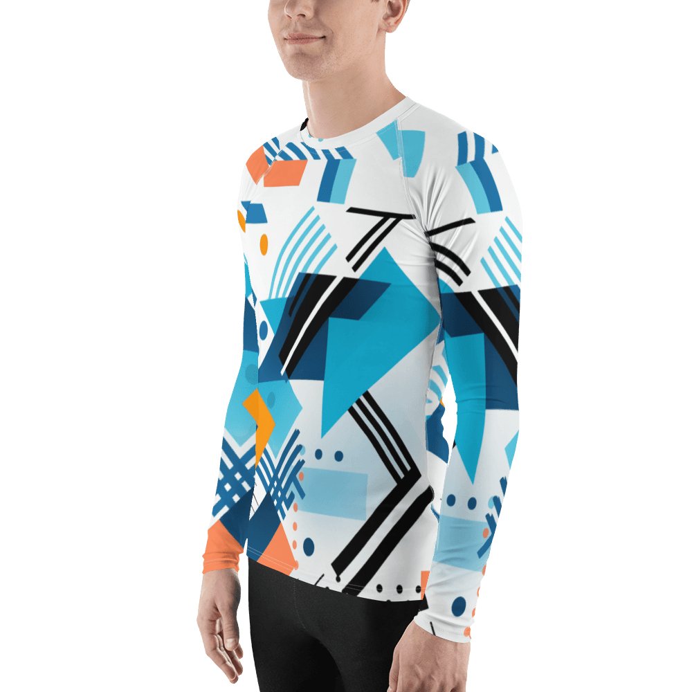 Herren Rash Guard "Geometric Harmony" - Artexio