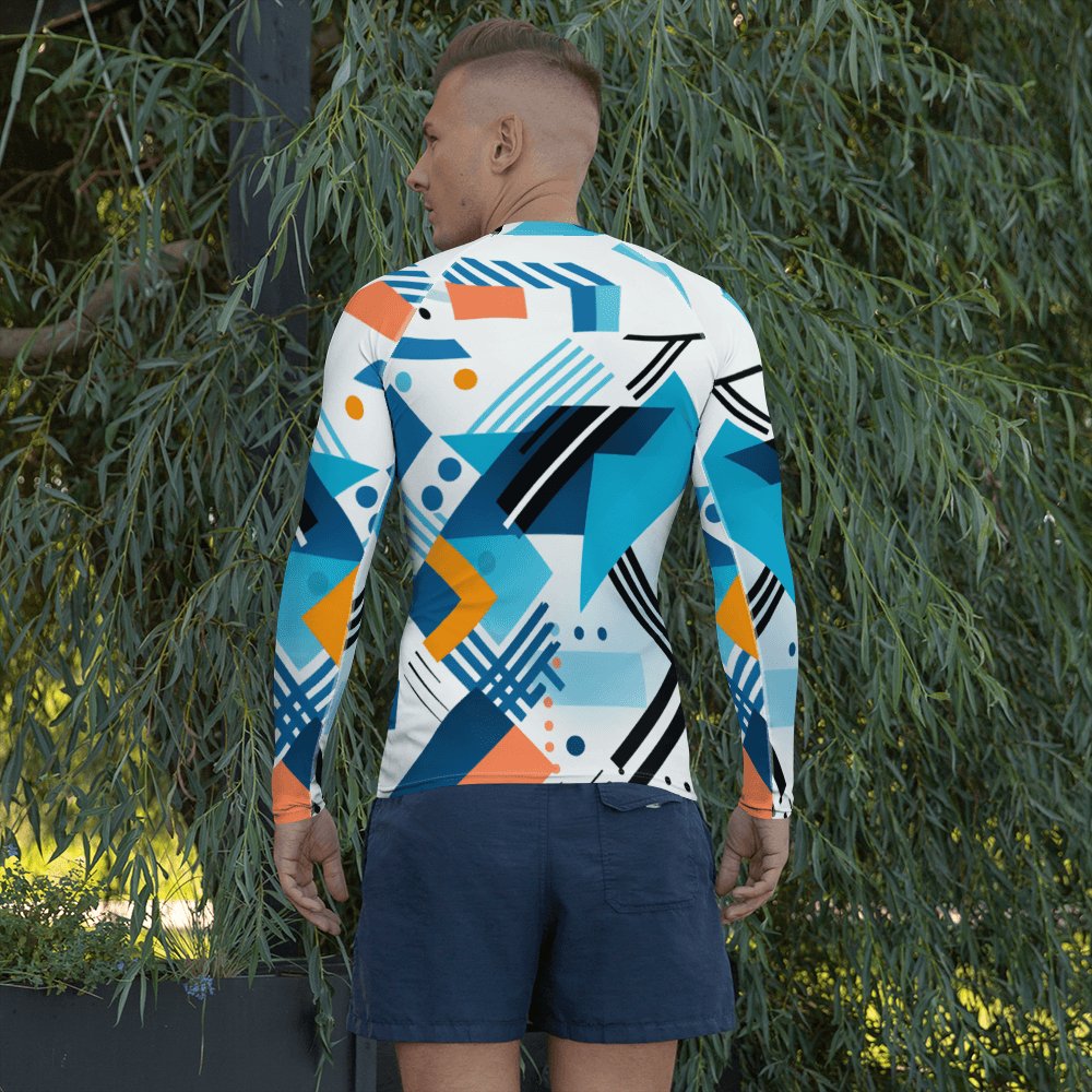 Herren Rash Guard "Geometric Harmony" - Artexio