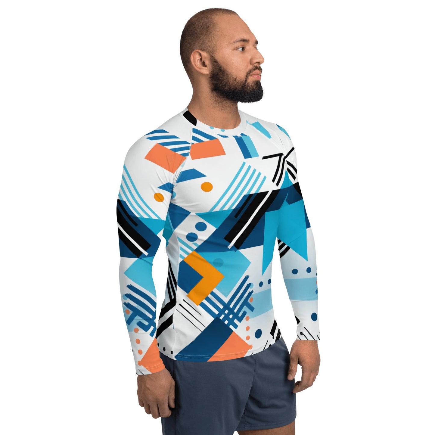 Herren Rash Guard "Geometric Harmony" - Artexio