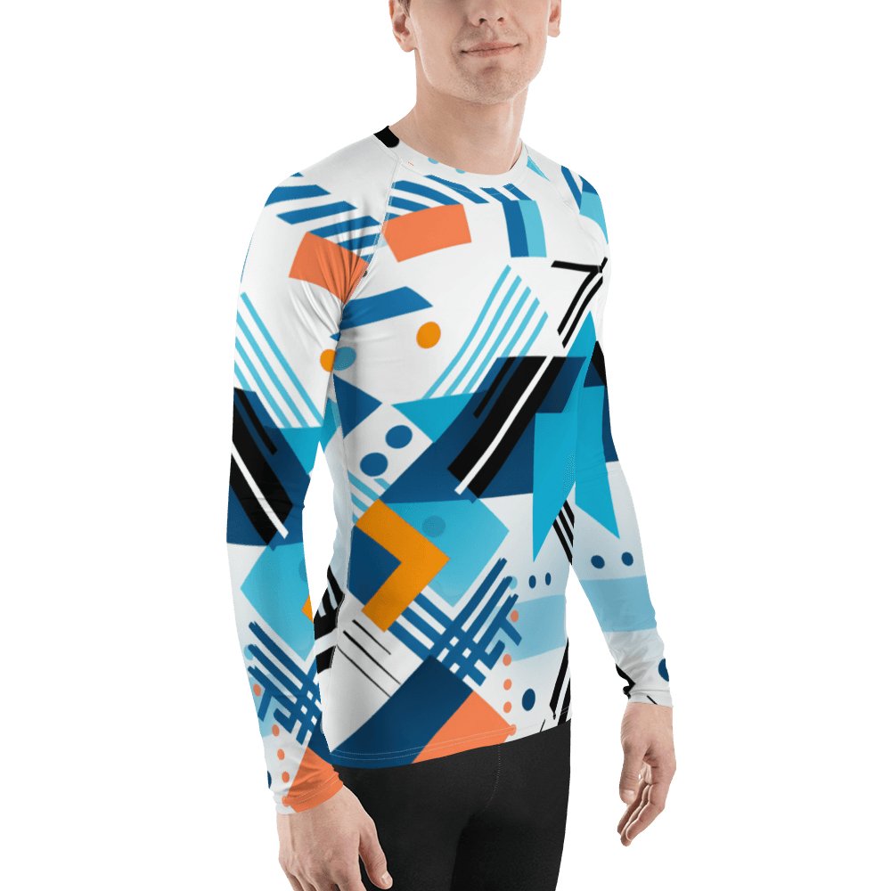 Herren Rash Guard "Geometric Harmony" - Artexio