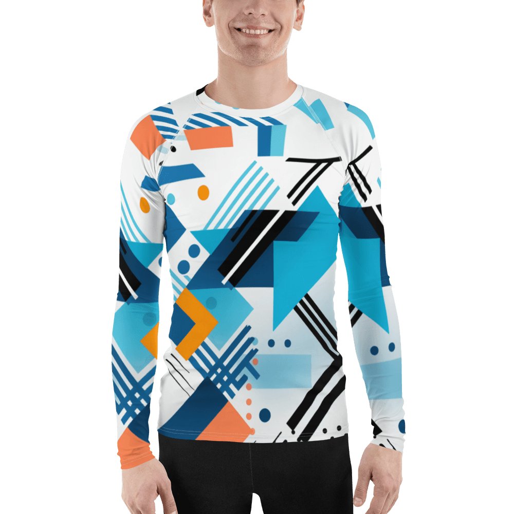 Herren Rash Guard "Geometric Harmony" - Artexio