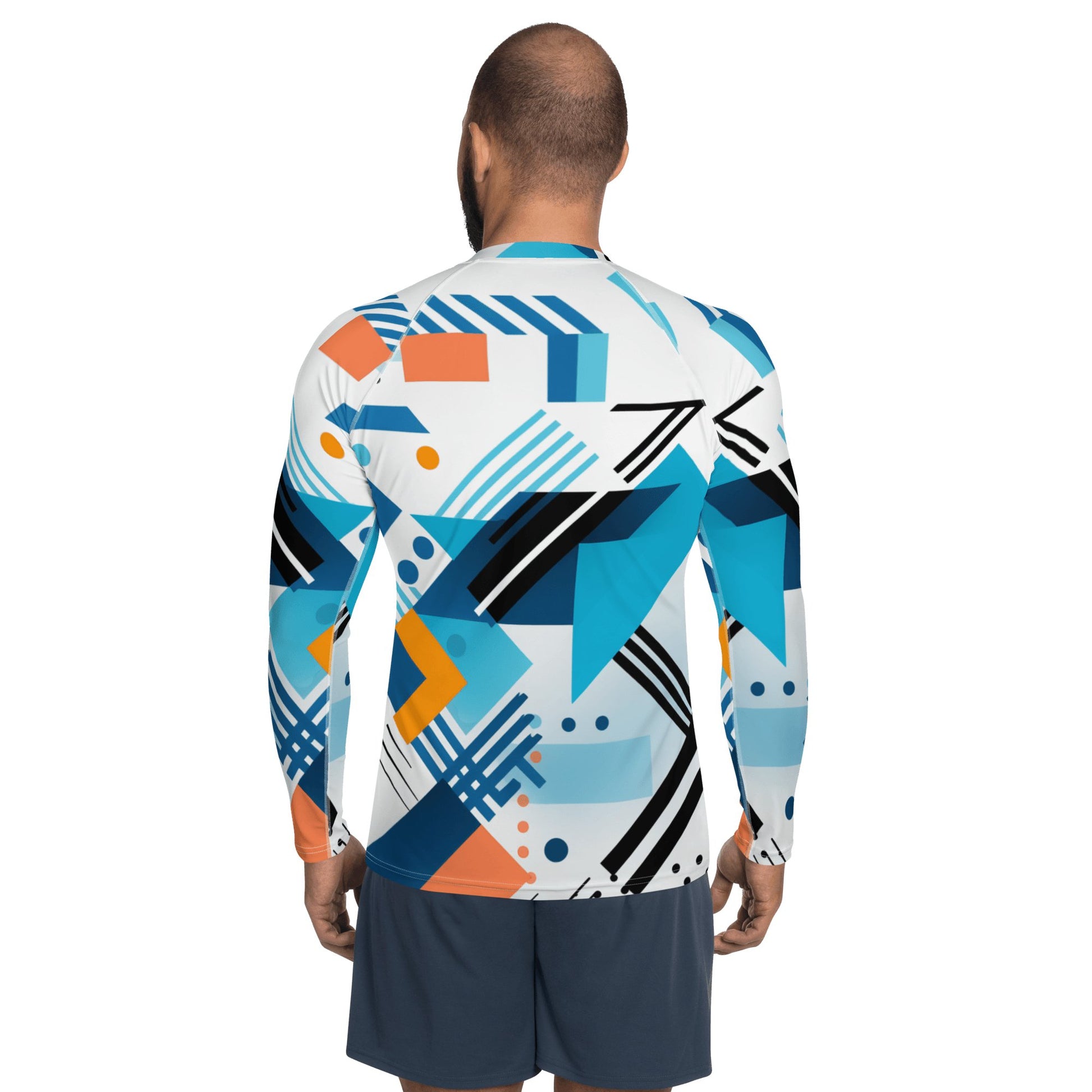 Herren Rash Guard "Geometric Harmony" - Artexio