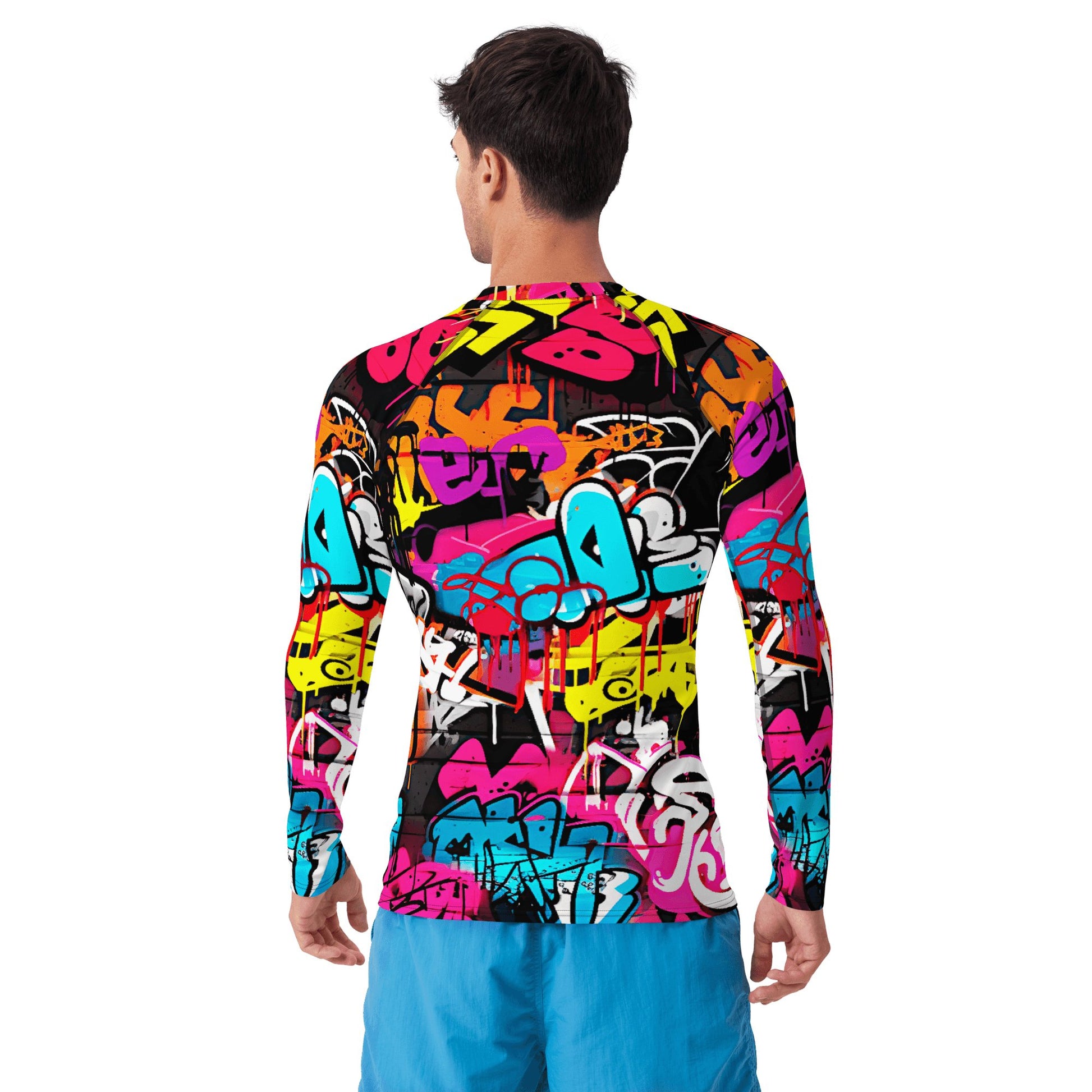 Herren Rash Guard "Graffiti" - Artexio