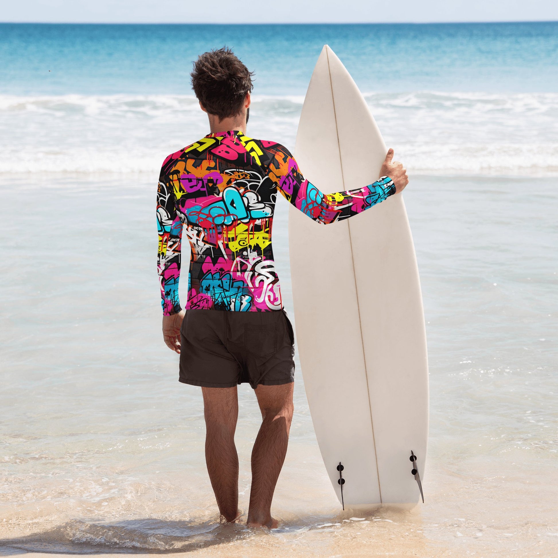 Herren Rash Guard "Graffiti" - Artexio