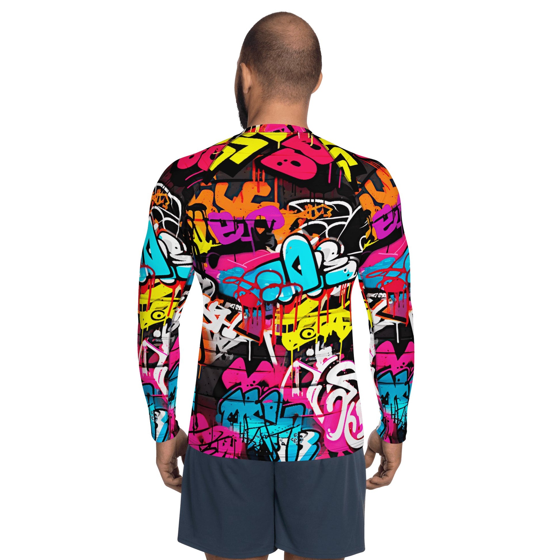 Herren Rash Guard "Graffiti" - Artexio