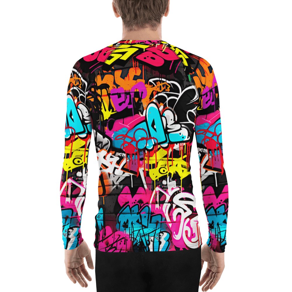 Herren Rash Guard "Graffiti" - Artexio