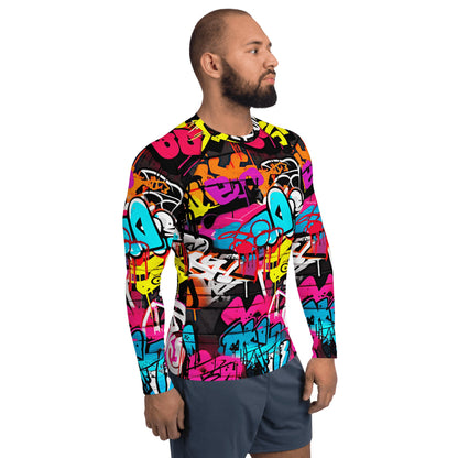 Herren Rash Guard "Graffiti" - Artexio