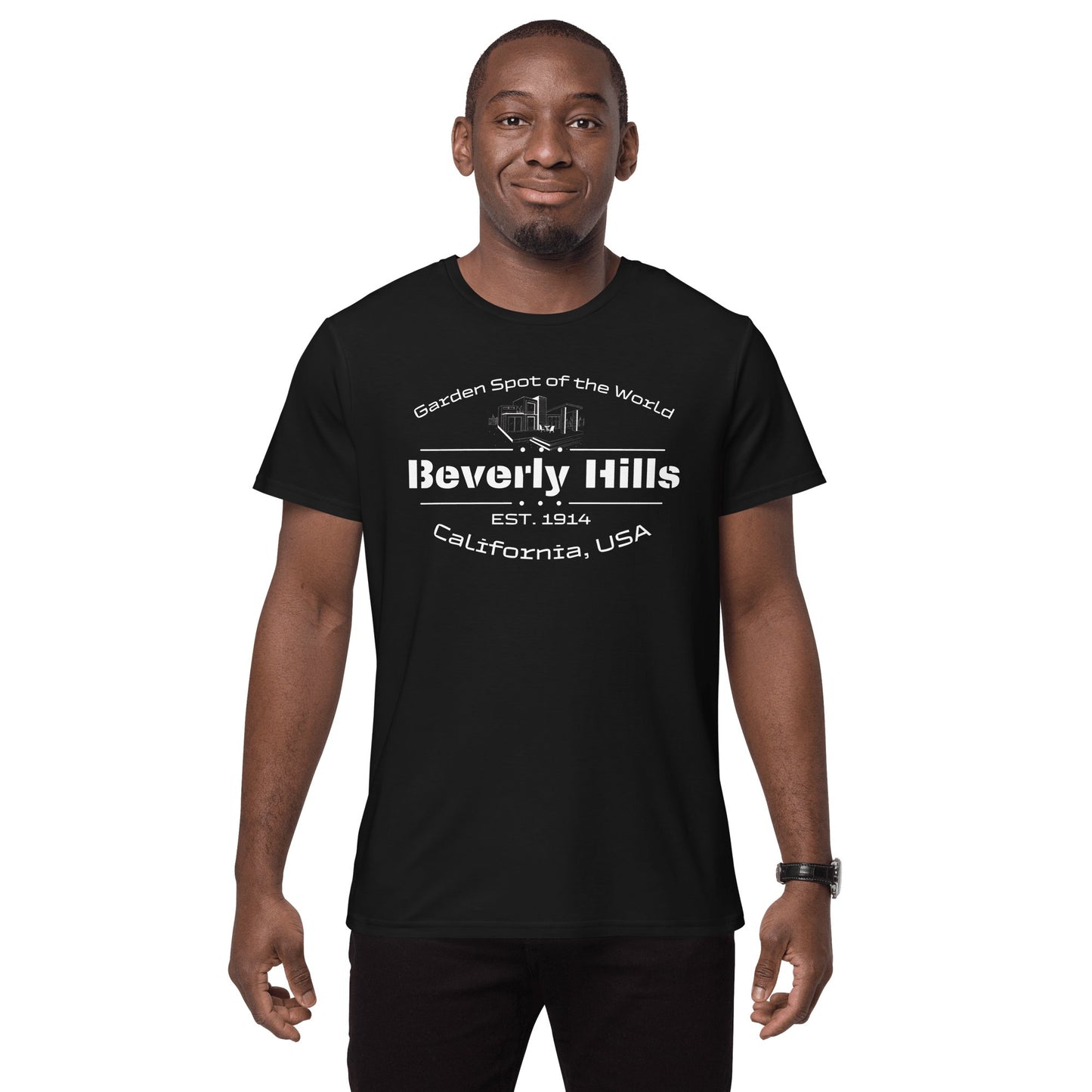 Herren T-Shirt aus Premium Baumwolle "Beverly Hills" - Artexio