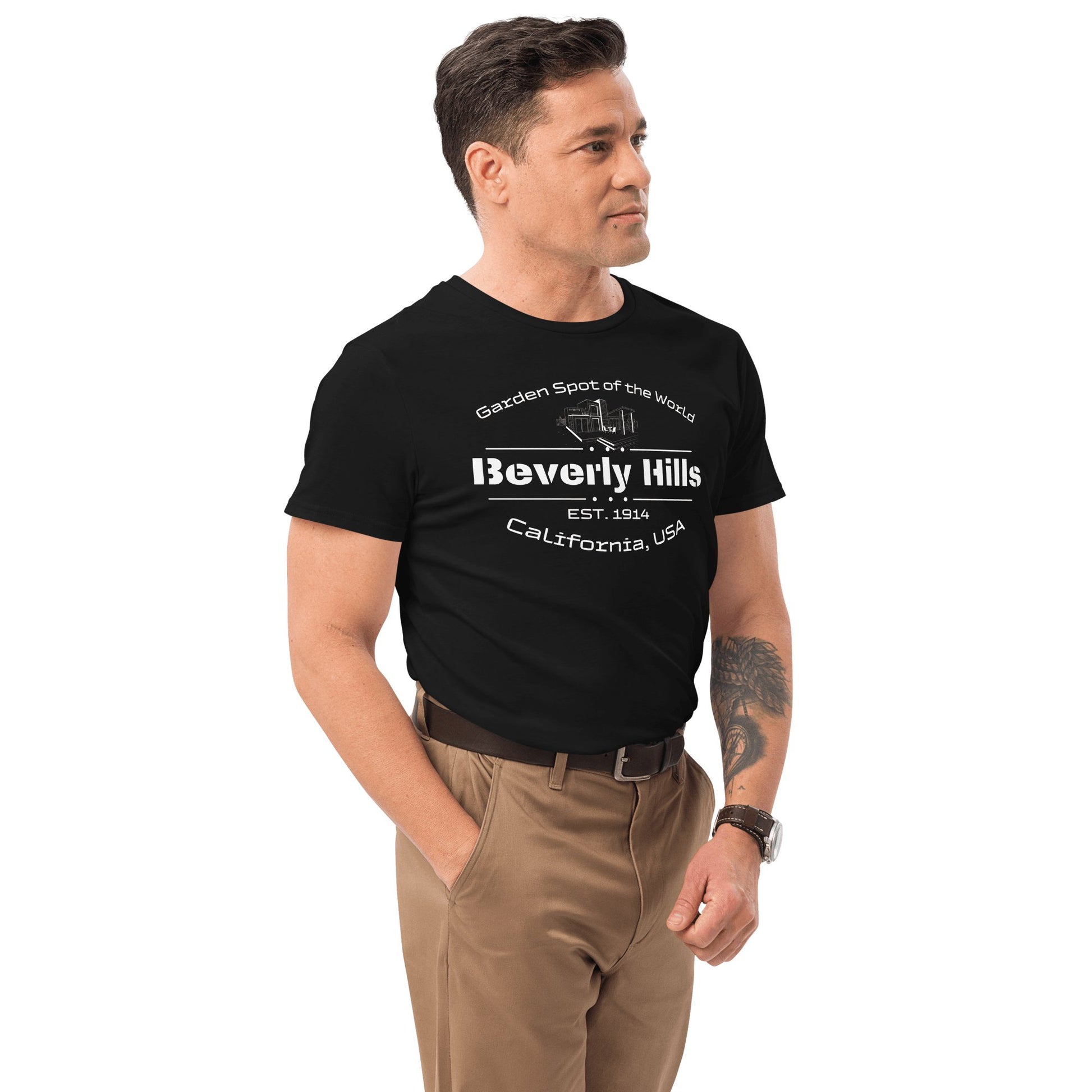 Herren T-Shirt aus Premium Baumwolle "Beverly Hills" - Artexio