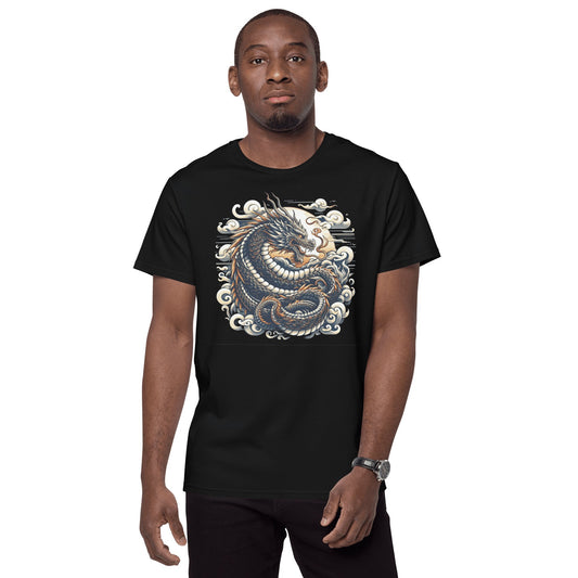 Herren T-Shirt aus Premium Baumwolle "Drache" - Artexio