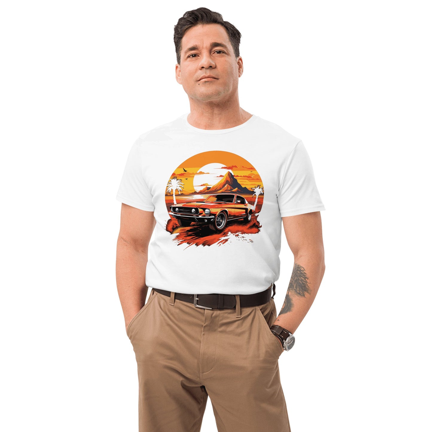 Herren T-Shirt aus Premium Baumwolle "Ford Mustang" - Artexio