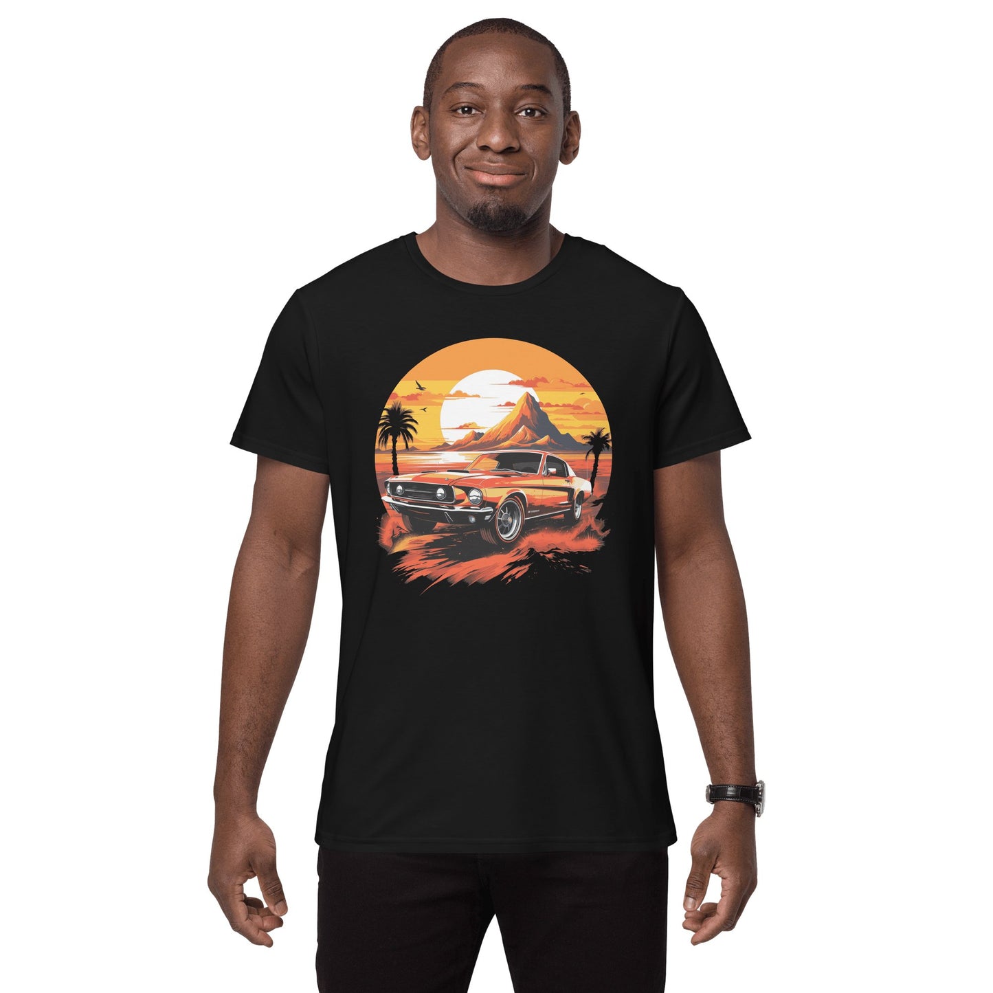 Herren T-Shirt aus Premium Baumwolle "Ford Mustang" - Artexio