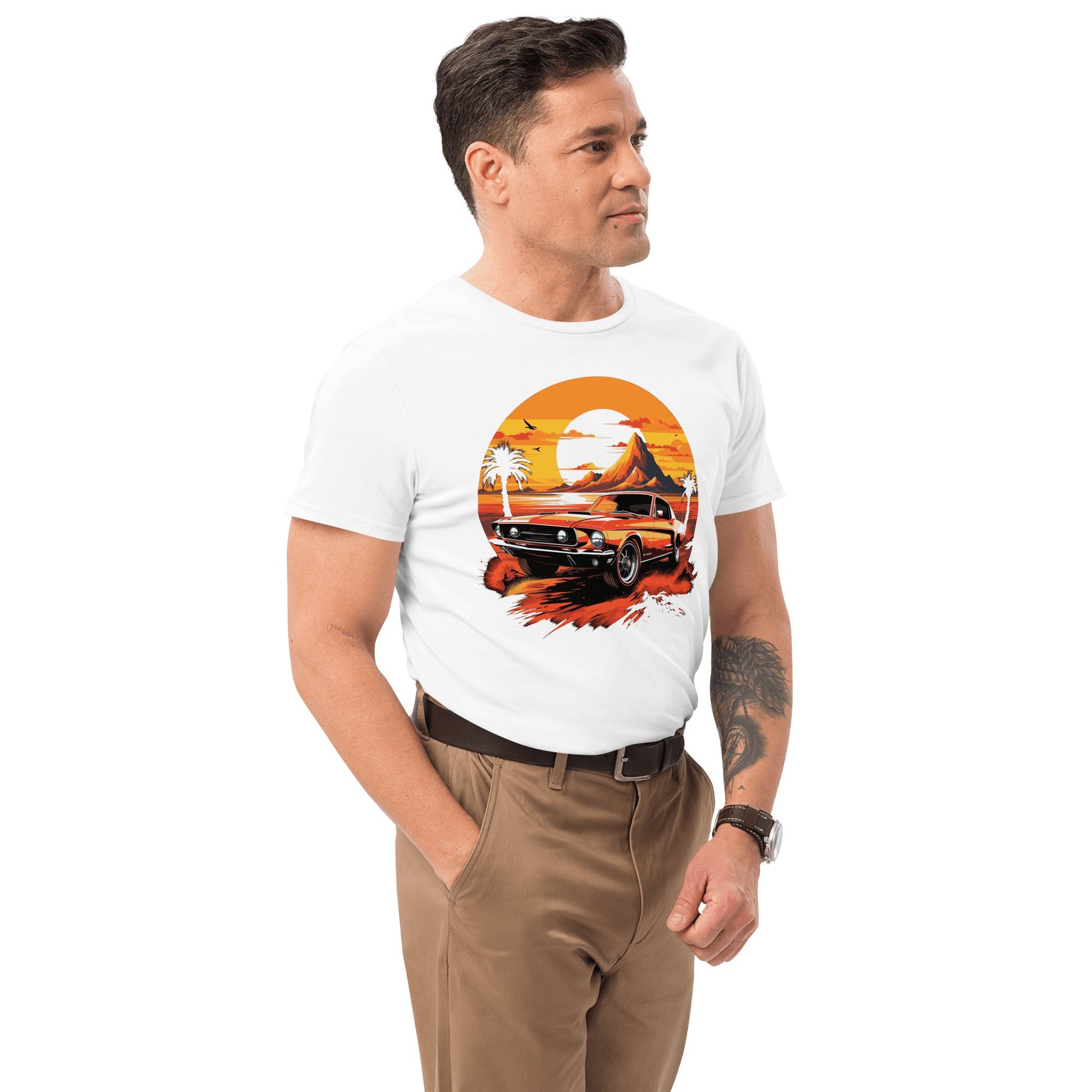 Herren T-Shirt aus Premium Baumwolle "Ford Mustang" - Artexio