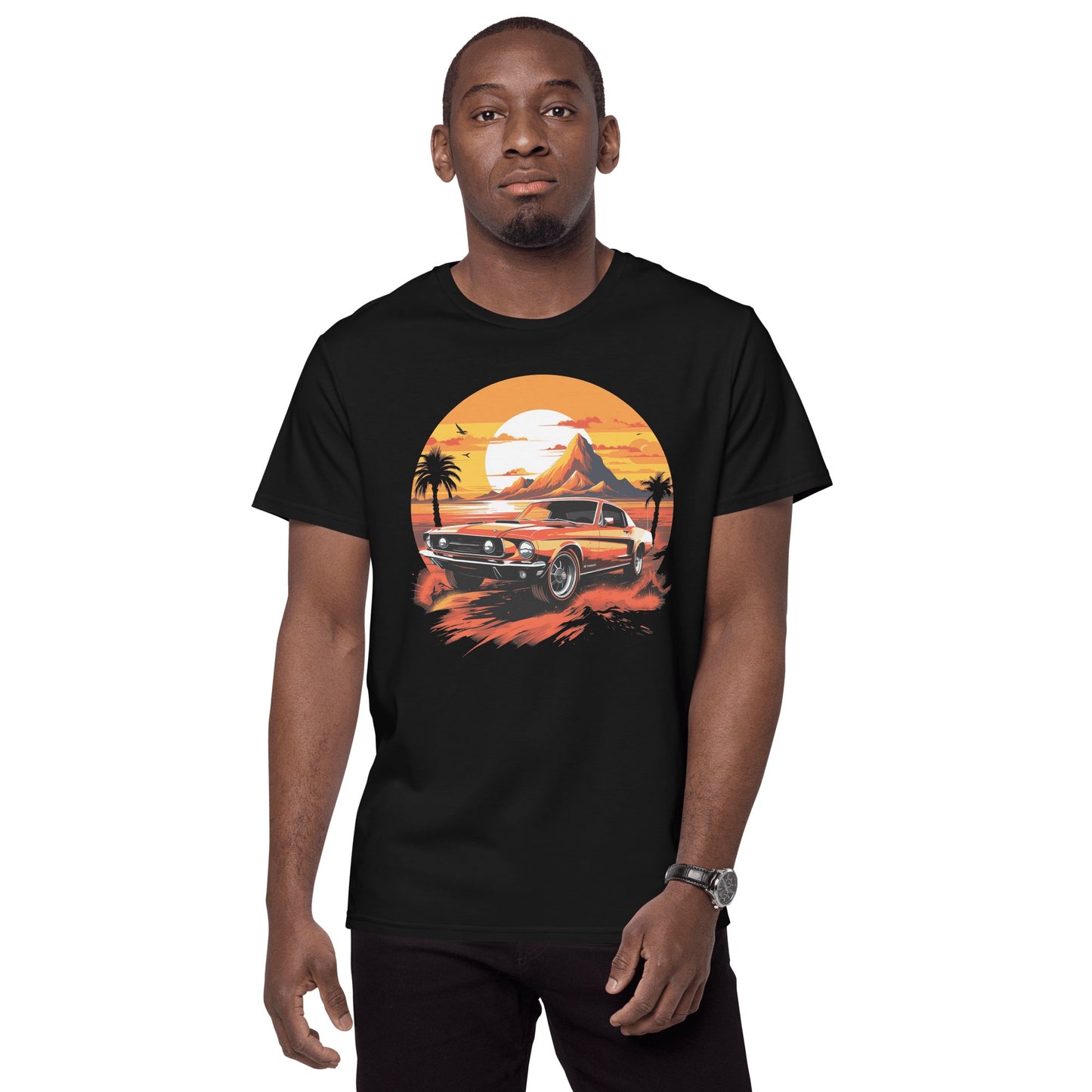 Herren T-Shirt aus Premium Baumwolle "Ford Mustang" - Artexio