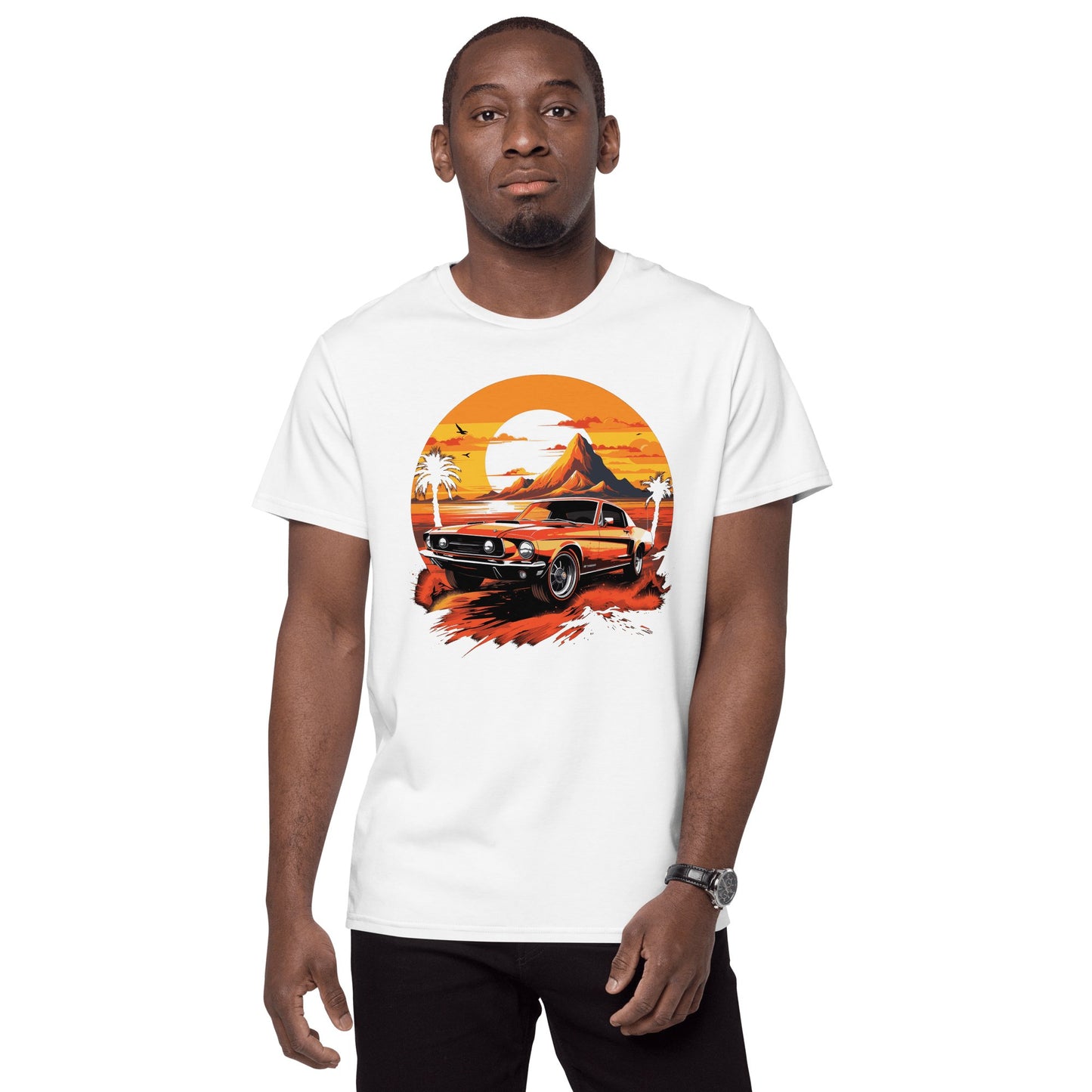 Herren T-Shirt aus Premium Baumwolle "Ford Mustang" - Artexio