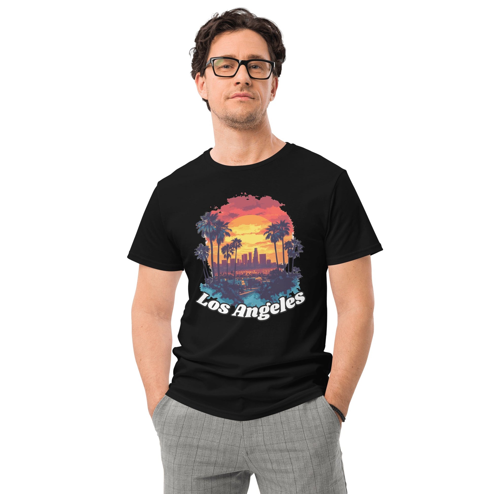 Herren T-Shirt aus Premium Baumwolle "Los Angeles" - Artexio