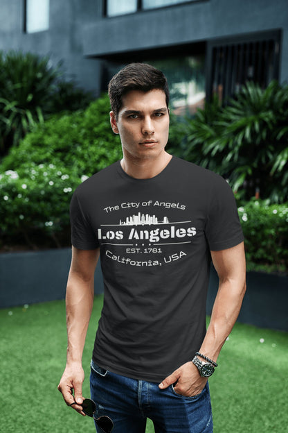 Herren T-Shirt aus Premium Baumwolle "Los Angeles" - Artexio