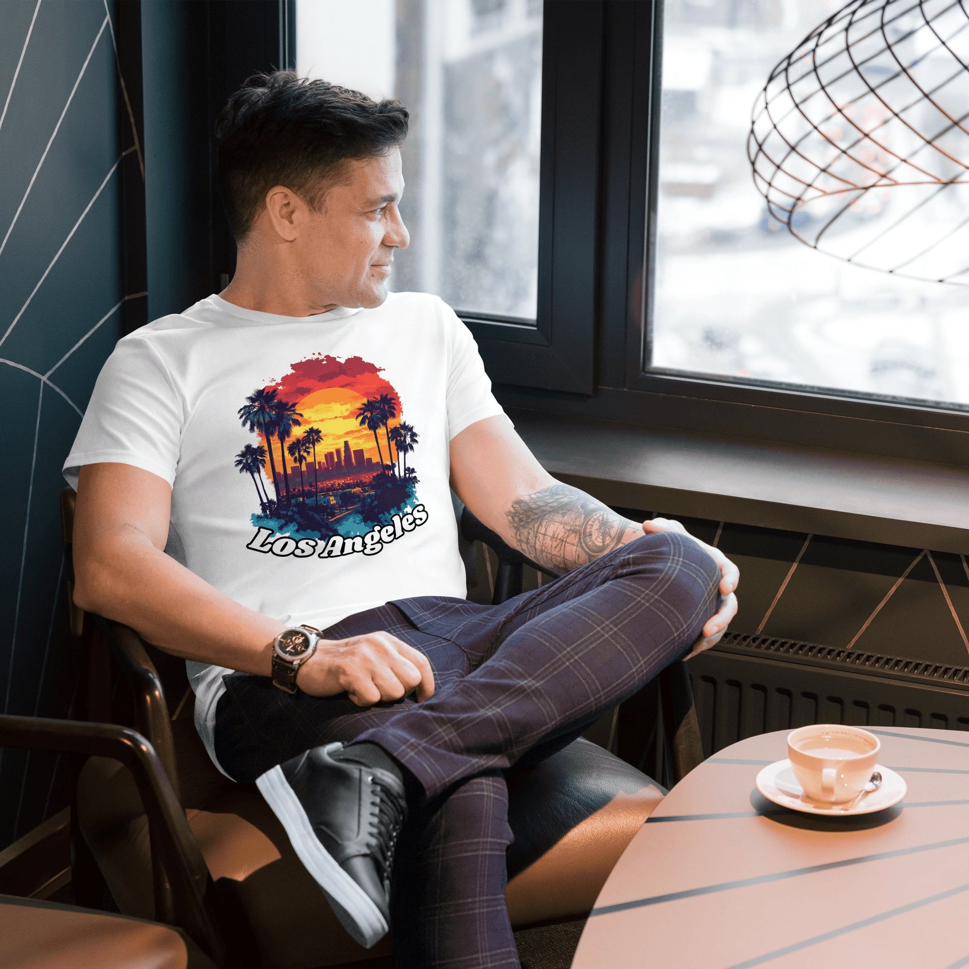 Herren T-Shirt aus Premium Baumwolle "Los Angeles" - Artexio